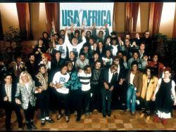 Klip sange USA For Africa online gratis.